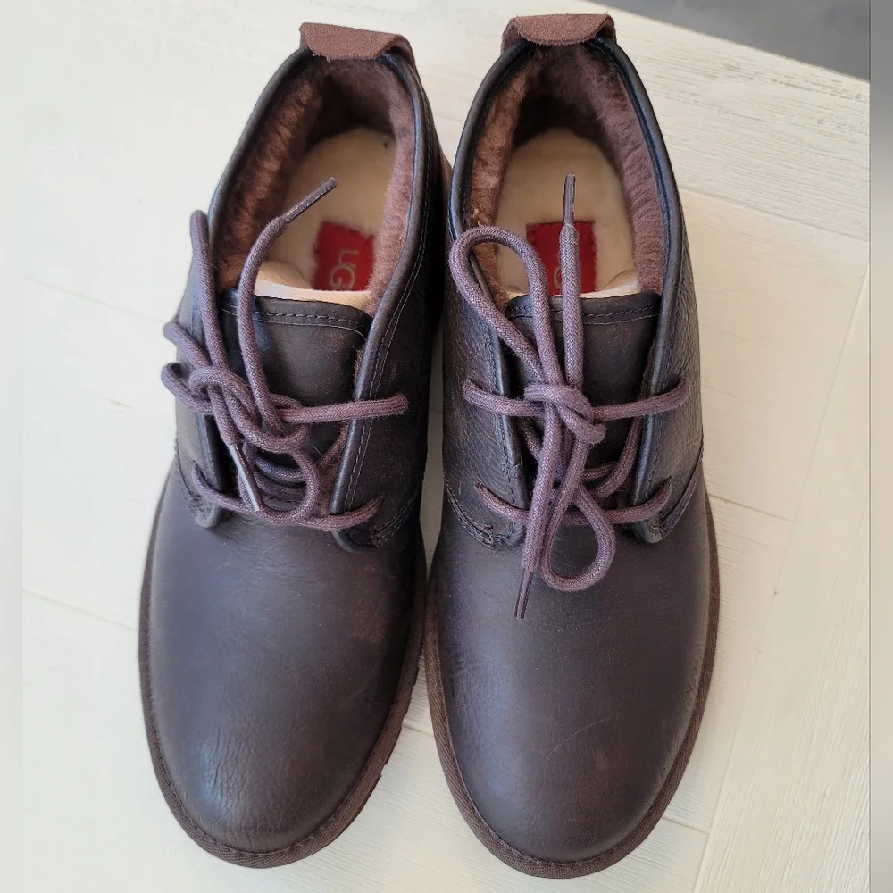 UGG Maksim Chukka Leather Boot in Brown - Like New